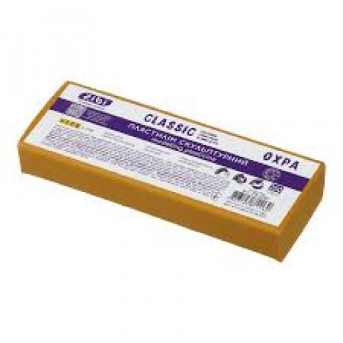 Пластилін скульптурний CLASSIC охра, 250г, KIDS Line