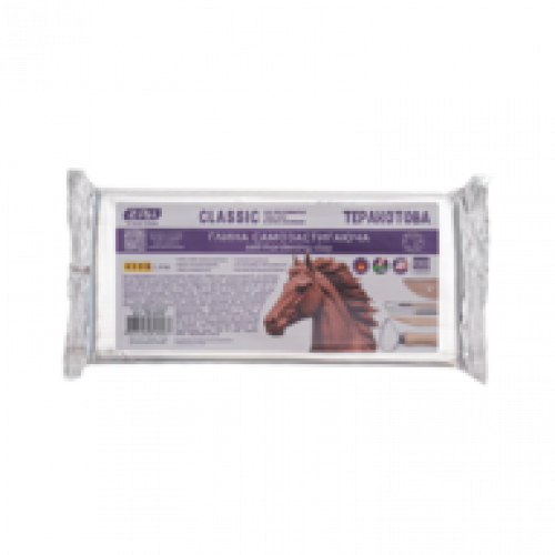 Глина самозастигаюча CLASSIC, 1 кг, теракотова