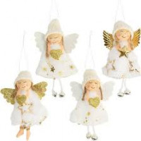 Янголятко Лялечка прикраса ялинкова 12*8см