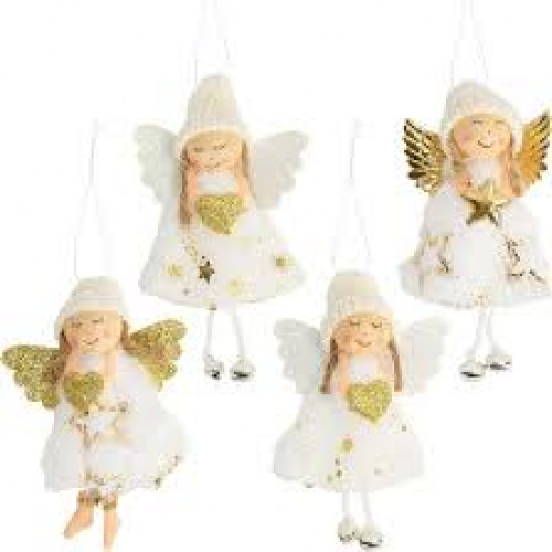 Янголятко Лялечка прикраса ялинкова 12*8см