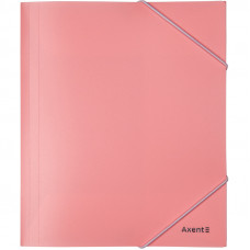 Папка на гумках Axent А5 Pastelini, рожева