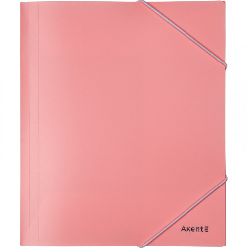 Папка на гумках Axent А5 Pastelini, рожева