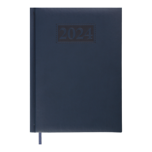 Датований щоденник А5 Buromax GENTLE(Torino) синій 336 аркушів