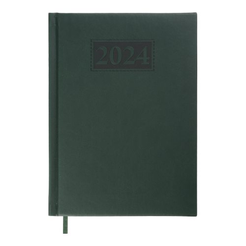 Датований щоденник А5 Buromax GENTLE(Torino) зелений 336 аркушів