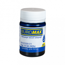 Чорнило для ручок 50 мл, синій BUROMAX