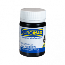 Чорнило для ручок 50 мл, чорний BUROMAX