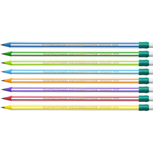 Олівець BIC Evolution Evolution Stripes з гумкою пластиковий корпус 1/12