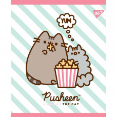 Зошит 12арк. лінія YES з ефектами "Pusheen. Sweet cat"