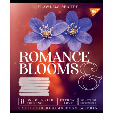 Зошит 96арк. клітинка YES Romance blooms