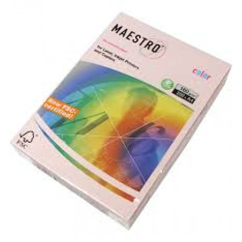 Mondi color папір офіс  A4 160г/м рожев Flamihgo
