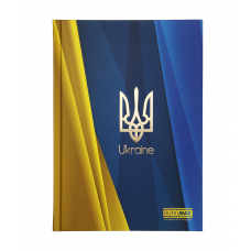 Блокнот А5 96 арк т/о ВМ UKRAINE глян. лам., синій електрик
