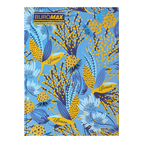 Блокнот А5 т/о 96арк FLORISTICA блакитна