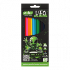 Олівці кольорові UFO, тригранний корпус, 12 кольорів, KIDS LINE