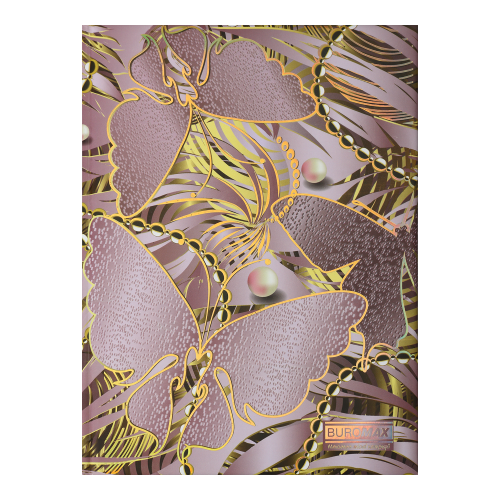 Блокнот А5 т/о з поролоном 80арк TRACERY золотий