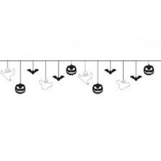 Гірлянда пап. фігурна Yes! Fun Хелловін "Halloween mix", 12 фігурок, 3м