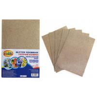 фоаміран A4 2 мм, 10 аркушів, світло-золотий