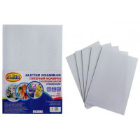 фоаміран A4 2 мм, 10 аркушів, срібний