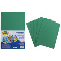 фоаміран A4 2 мм, 10 аркушів, темно-зелений