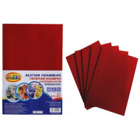 фоаміран A4 2 мм, 10 аркушів, червоний