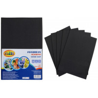 фоаміран A4 2 мм, 10 аркушів, чорний