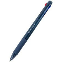 Ручка  AXENT автоматична TrioLine 3в1 син/чорн/червон