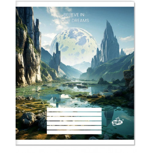 Зошит 60арк. клітинка Бриск ТВ-15 №2697 Інші планети