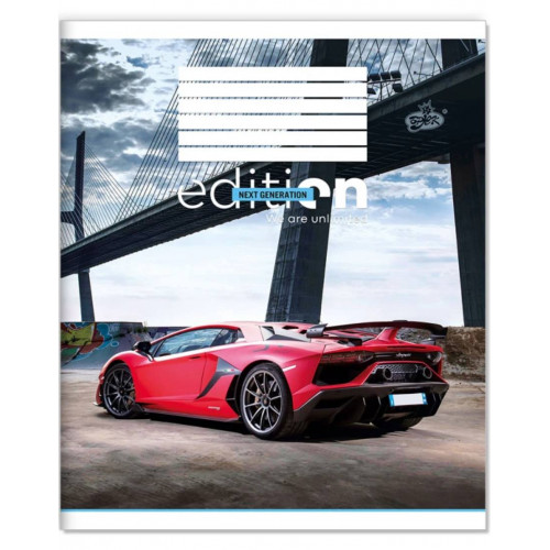 Зошит 60арк. клітинка Бриск ТВ-15 №2696 Спорткар