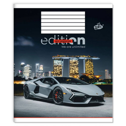 Зошит 60арк. клітинка Бриск ТВ-15 №2696 Спорткар