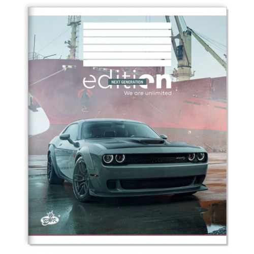 Зошит 60арк. клітинка Бриск ТВ-15 №2696 Спорткар