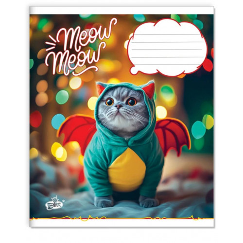 Зошит 24арк. клітинка Бриск ТВ-109 №2663 Котокосплей