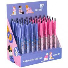 Ручка кульк. автомат. Fashion Cat, синя