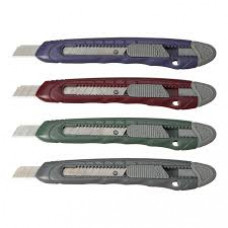 Ніж канцелярський,MORANDI STYLE, 9мм, асорті .пласт.корпус, мех.фіксатор леза,