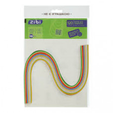 Папір кольоровий для квілінгу, 120г/м2, 420х3мм, 12 кол., 120шт KIDS Line