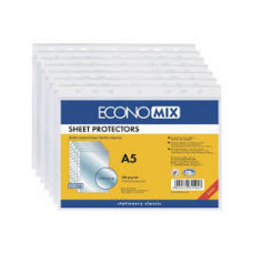 Файл   А5 30 мкм  100шт глянец ECONOMIX