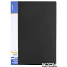 Папка швидкозшивач  ECONOMIX з карм 700мкм чорна