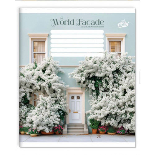 Зошит 60арк. клітинка Бриск ТВ-15 №2698 Фасад