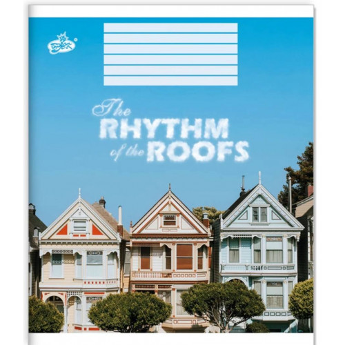 Зошит 96арк. клітинка Бриск ТВ-17 №2704 Дахи мiста