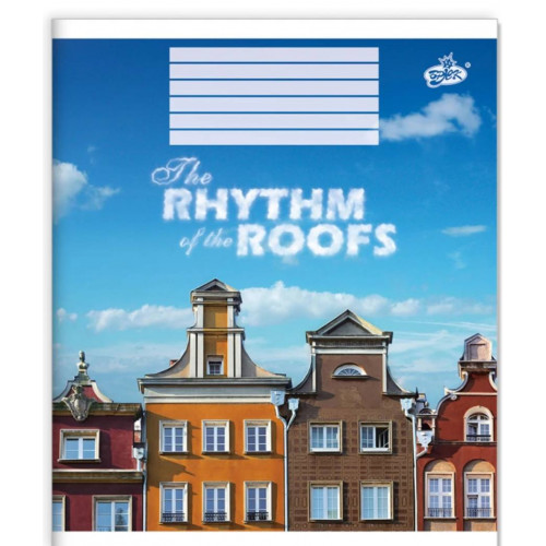 Зошит 96арк. клітинка Бриск ТВ-17 №2704 Дахи мiста