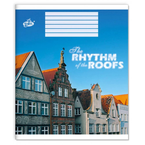 Зошит 96арк. клітинка Бриск ТВ-17 №2704 Дахи мiста