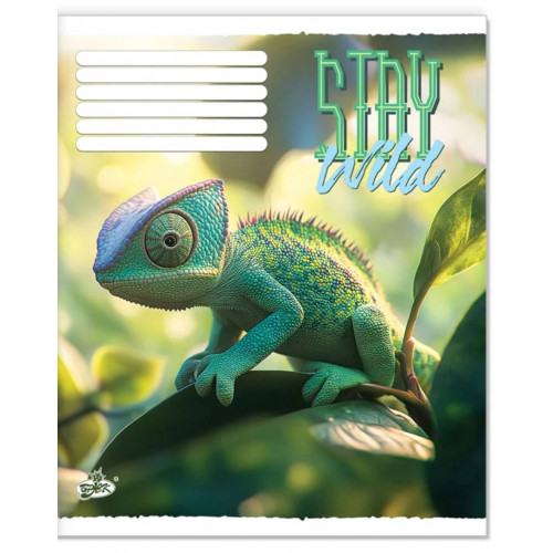 Зошит 12арк. клітинка Бриск ТВ-107 №2653 Славна фауна