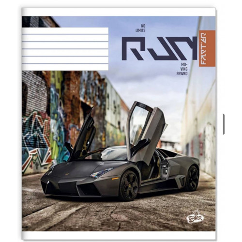 Зошит 24арк. клітинка Бриск ТВ-109 №2669 Авто у мiстi