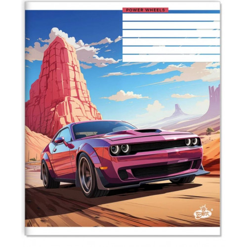 Зошит 36арк. клітинка Бриск ТВ-7 №2677 Потужнi авто