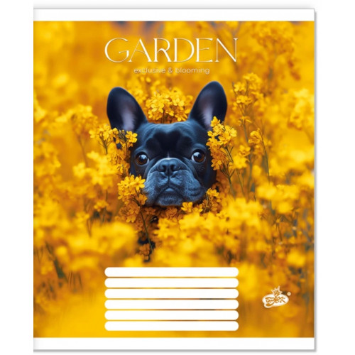 Зошит 36арк. клітинка Бриск ТВ-7 №2680 Квiтковi хвостики