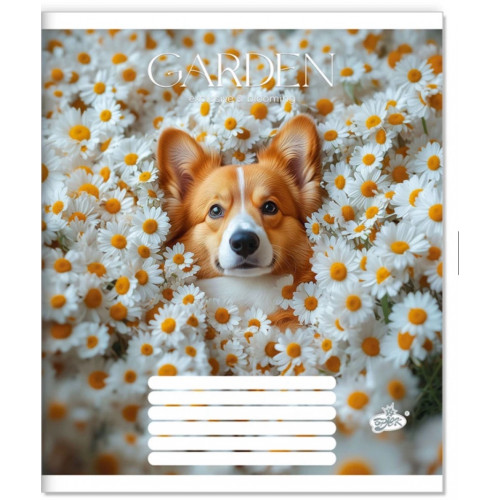 Зошит 36арк. клітинка Бриск ТВ-7 №2680 Квiтковi хвостики