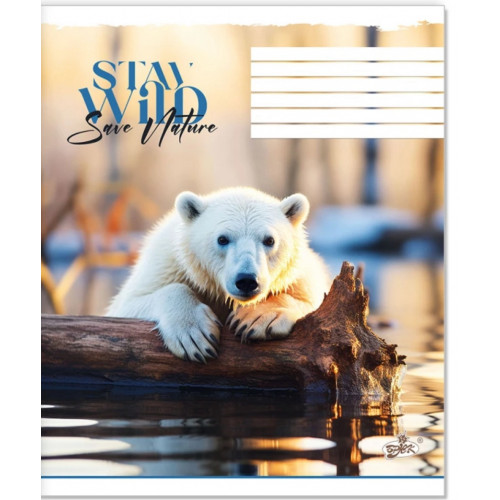 Зошит 48арк. клітинка Бриск ТВ-14 №2686 Голоси дикої землi