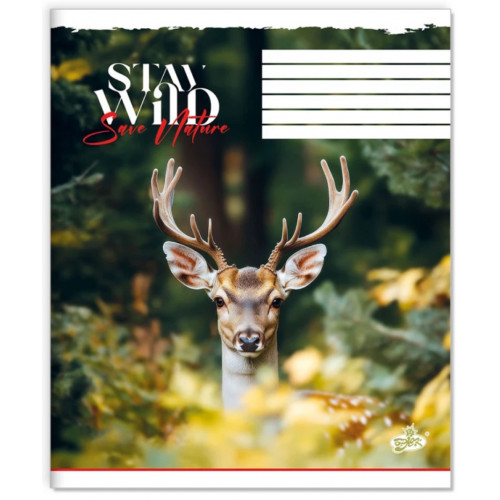 Зошит 48арк. клітинка Бриск ТВ-14 №2686 Голоси дикої землi