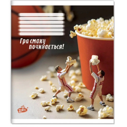 Зошит 48арк. клітинка Бриск ТВ-14 №2690 Грай зi смаком