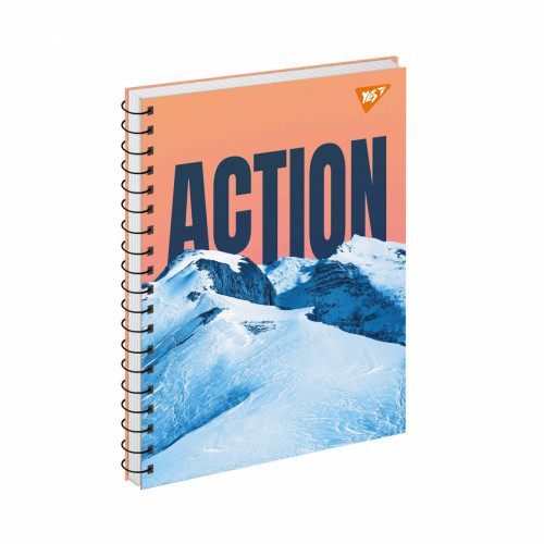 Зошит для записів YES А5/80 од.спіраль Motivation