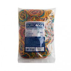 Гумки для грошей BM 500г, асорті BUROMAX