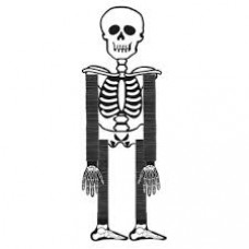 Скелет декор.Yes! Fun Хеловін 75см, картон